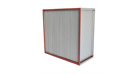 Selection of air filters with different levels of air cleanliness